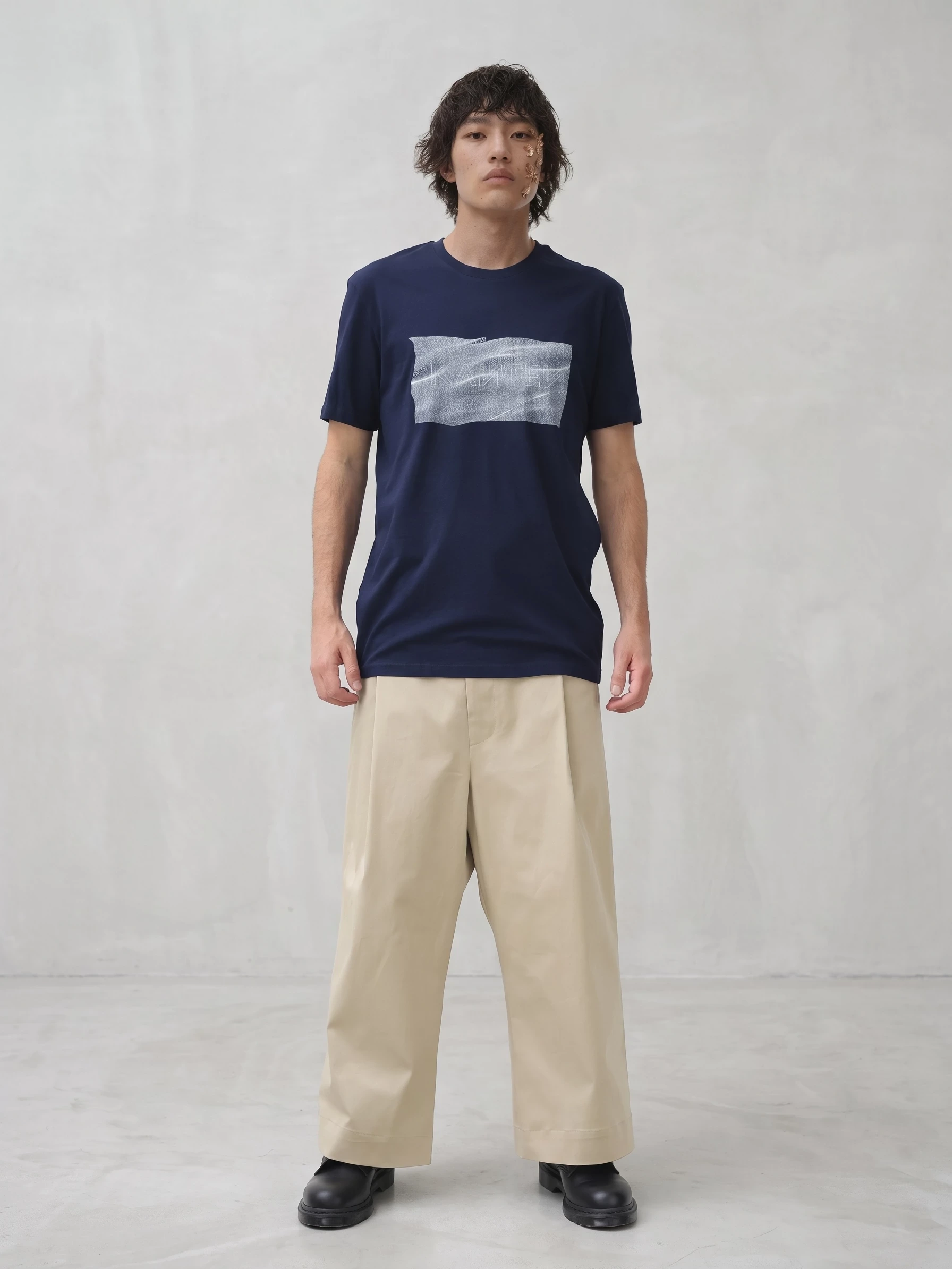 T-shirt Densen Navy 1 T shirt Densen Navy 1 -